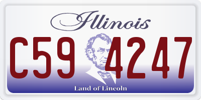 IL license plate C594247