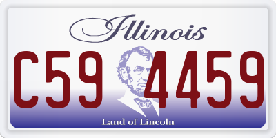 IL license plate C594459