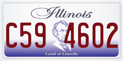 IL license plate C594602