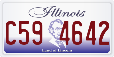 IL license plate C594642