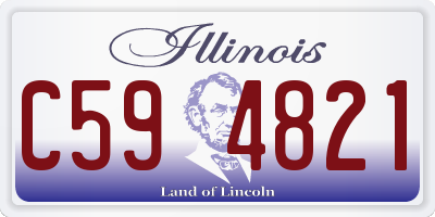 IL license plate C594821