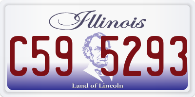 IL license plate C595293