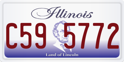 IL license plate C595772