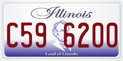 IL license plate C596200