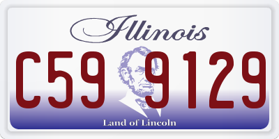 IL license plate C599129