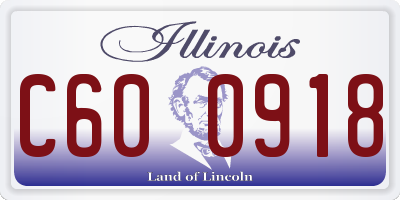 IL license plate C600918