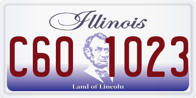 IL license plate C601023