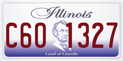 IL license plate C601327