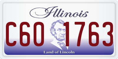 IL license plate C601763