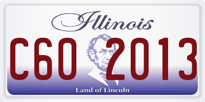 IL license plate C602013