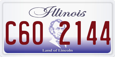 IL license plate C602144