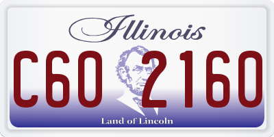 IL license plate C602160