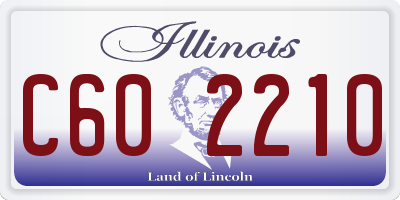 IL license plate C602210