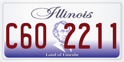IL license plate C602211