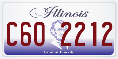 IL license plate C602212