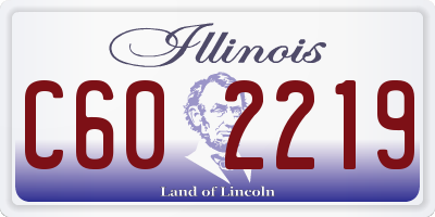 IL license plate C602219