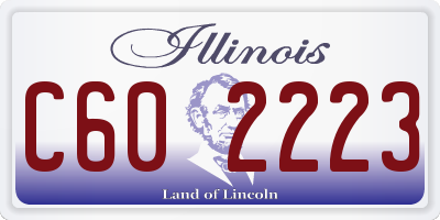 IL license plate C602223