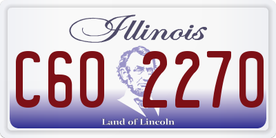 IL license plate C602270