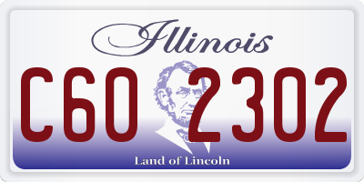 IL license plate C602302