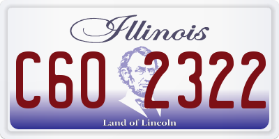 IL license plate C602322