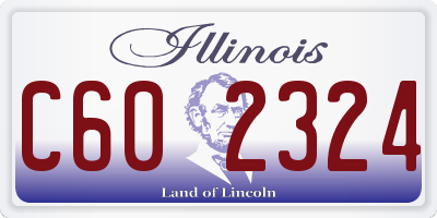 IL license plate C602324