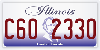 IL license plate C602330
