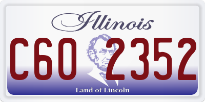IL license plate C602352