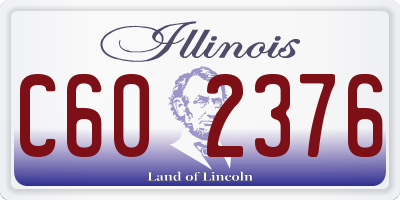 IL license plate C602376