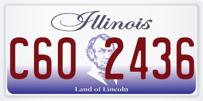 IL license plate C602436