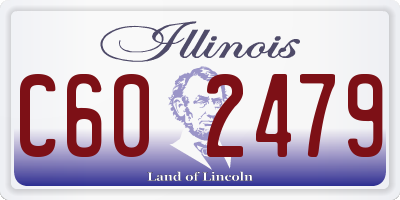 IL license plate C602479