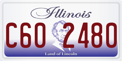 IL license plate C602480