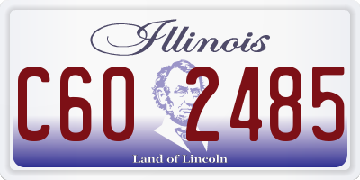IL license plate C602485