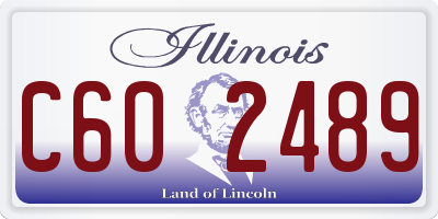 IL license plate C602489