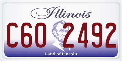 IL license plate C602492