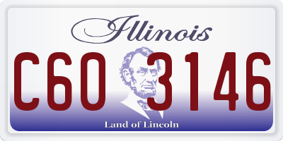 IL license plate C603146