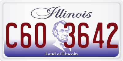 IL license plate C603642
