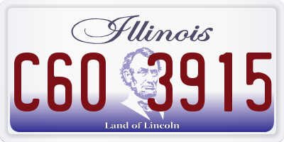 IL license plate C603915
