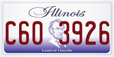 IL license plate C603926
