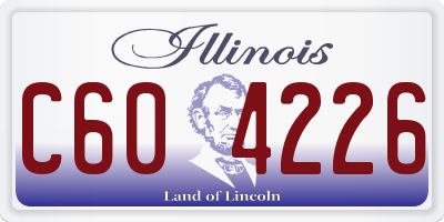 IL license plate C604226