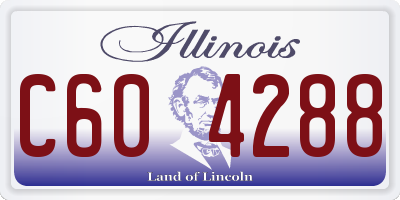 IL license plate C604288