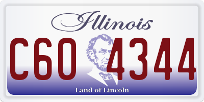 IL license plate C604344