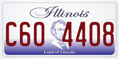 IL license plate C604408