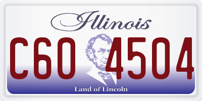 IL license plate C604504