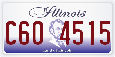 IL license plate C604515