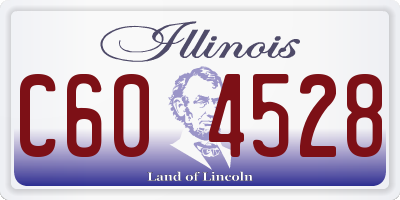 IL license plate C604528