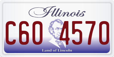 IL license plate C604570