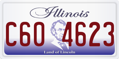 IL license plate C604623