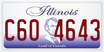 IL license plate C604643