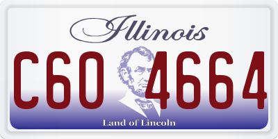 IL license plate C604664