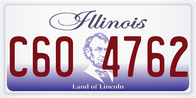 IL license plate C604762